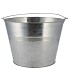 ZINC BASIC NATURAL BUCKET 13X12CM