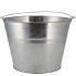 ZINC BASIC NATURAL BUCKET 16X14CM