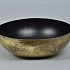 ZINKEN SCHAAL HOOG GOUD 22X7CM