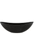 MELAMINE GREY BOAT OVAL 39X12X13CM