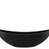 MELAMINE GREY BOAT OVAL 55X14X18CM