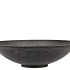MELAMINE GREY BOWL ROUND 25X7CM