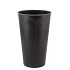 MELAMINE GREY VASE 15X24CM