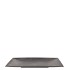 MELAMINE GREY BOWL SQUARE 17X17X2CM NM
