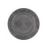 MELAMINE GREY PLATE ROUND 18X18X2CM