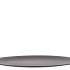 MELAMINE GREY PLATE ROUND 33X33X2CM