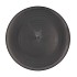MELAMINE GREY PLATE ROUND 33X33X2CM