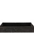 MELAMINE GREY BOWL SQUARE 23X23X4CM