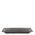 MELAMINE GREY BOWL RECTANGLE 22X17X3CM NM