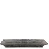 MELAMINE GREY BOWL RECTANGLE 28X18X3CM