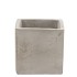 CONCRETE GREY POT SQUARE 9X9X9CM