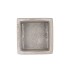 CONCRETE GREY POT SQUARE 9X9X9CM