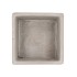 CONCRETE GREY POT SQUARE 13X13X13CM