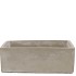 CONCRETE GREY BOWL SQUARE 20X20X7CM