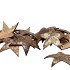 NATURE COCONUT BOWL STAR GOLD P/20 10CM