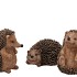 DECO HEDGEHODGE ASS PER 1 12CM NM