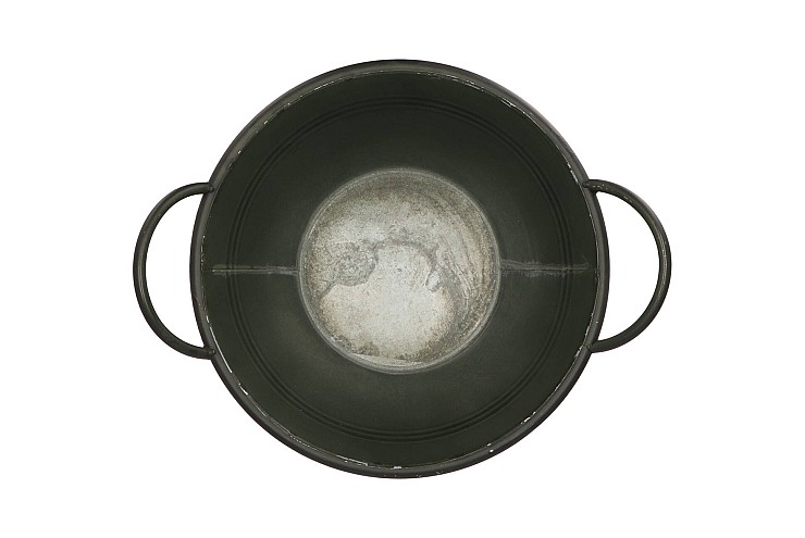 ZINK VINTAGE GREEN POT 26X24CM