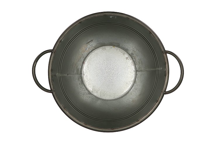 ZINK VINTAGE GREEN POT 30X27CM