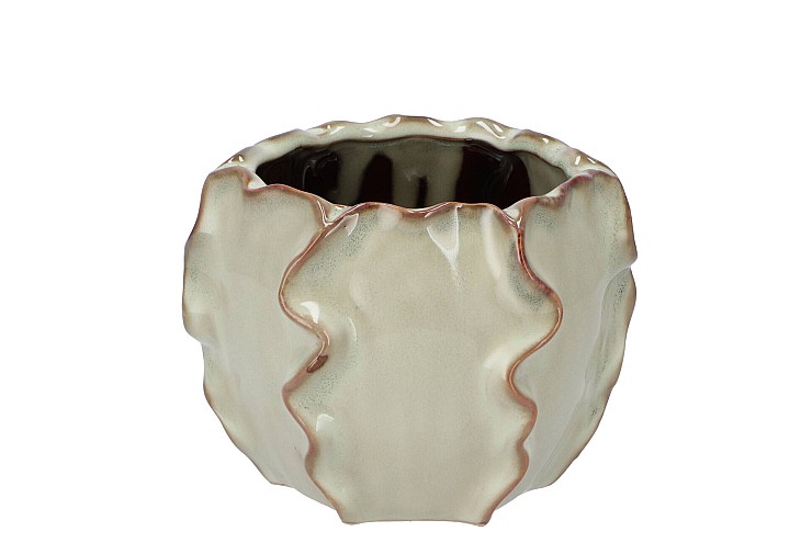 TIRANA LIGHT GREEN POT 14X11CM | Daan Kromhout