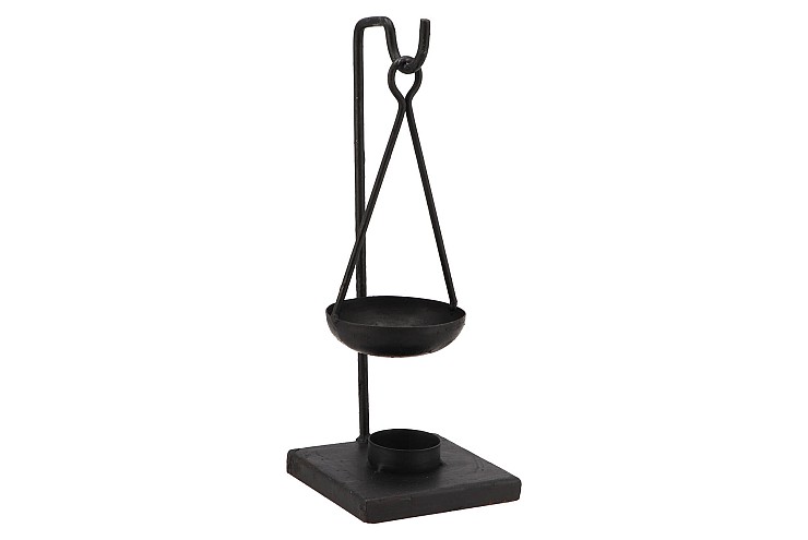 AMBER BURNER VINTAGE HANG 10X27CM
