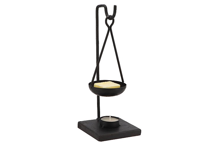 AMBER BURNER VINTAGE HANG 10X27CM