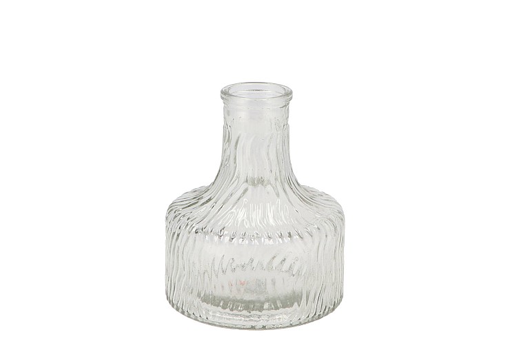 BICOLORE VASE CLEAR ASS P/1 11X13CM NM