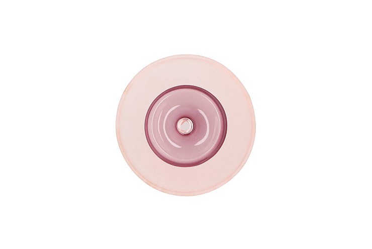 NOVA SWEETS PINK CANDLE HOLDER TRICOLOR 9X9X17CM