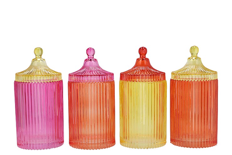 BICOLORE DUTCH ORANGE MIX JARS ASS 11X22CM NM