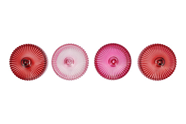 BICOLORE DUTCH PINK MIX JARS ASS 11X22CM