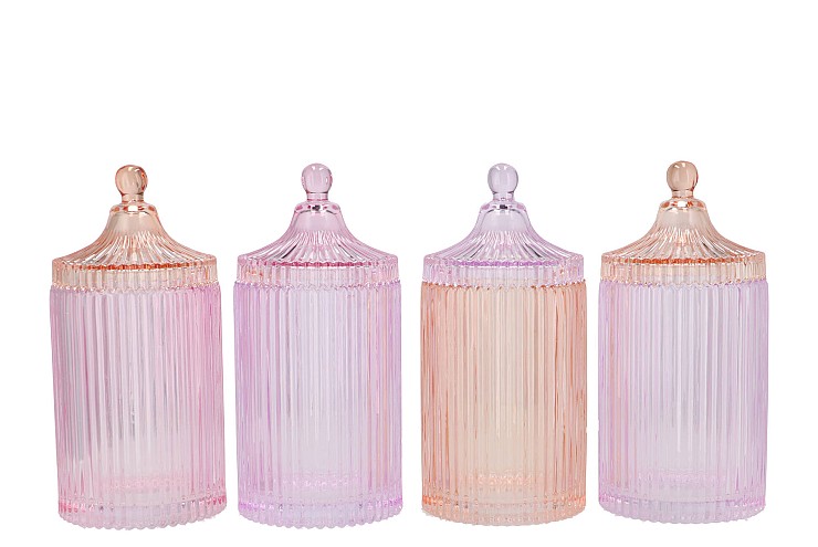 BICOLORE DREAMY PASTEL MIX JARS ASS 11X22CM NM
