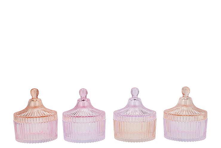 BICOLORE DREAMY PASTEL MIX JARS ASS 11X13CM