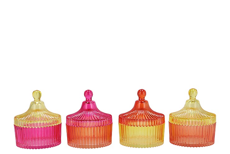BICOLORE DUTCH ORANGE MIX JARS ASS 11X13CM