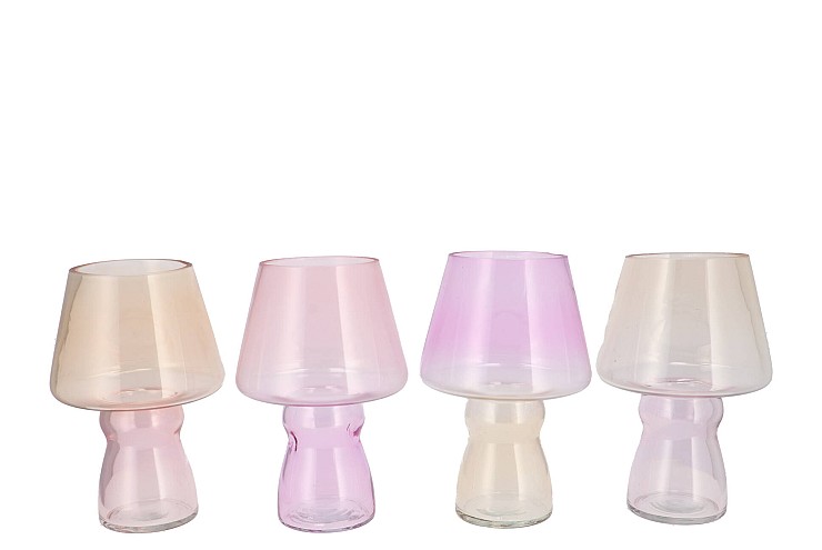 BICOLORE DREAMY PASTEL MIX LAMP ASS 17X25CM