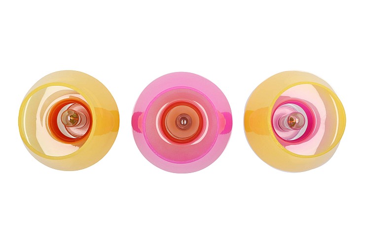 BICOLORE DUTCH ORANGE MIX LED LAMP ASS 17X25CM
