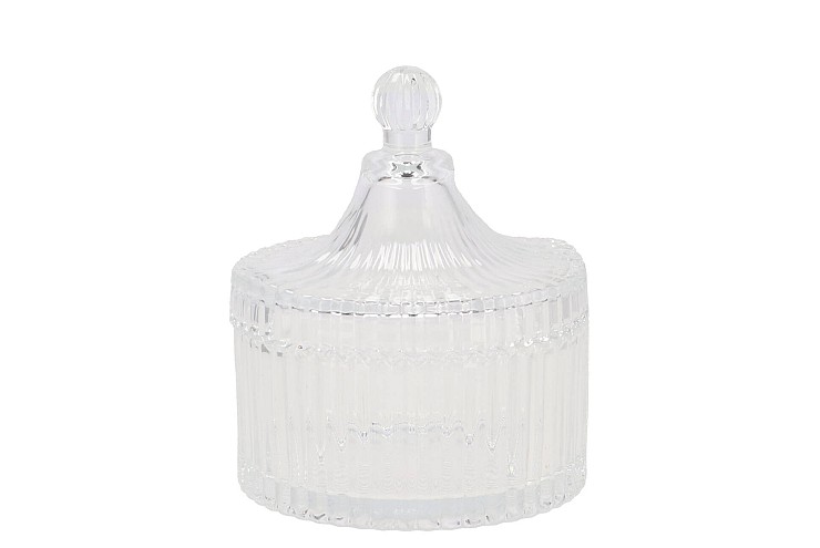 BICOLORE CLEAR MIX JARS ASS 11X13CM