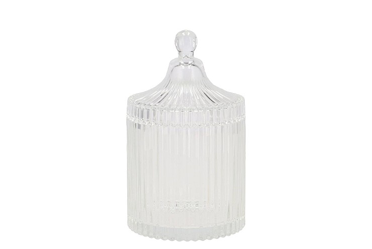 BICOLORE CLEAR MIX JARS ASS 11X17CM