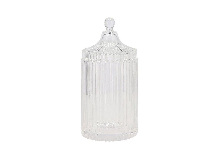 BICOLORE CLEAR MIX JARS ASS 11X22CM