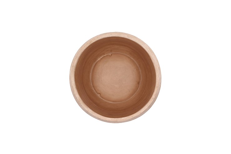 LISBOA CREAM POT EDGE 20X20X18CM NM | Daan Kromhout