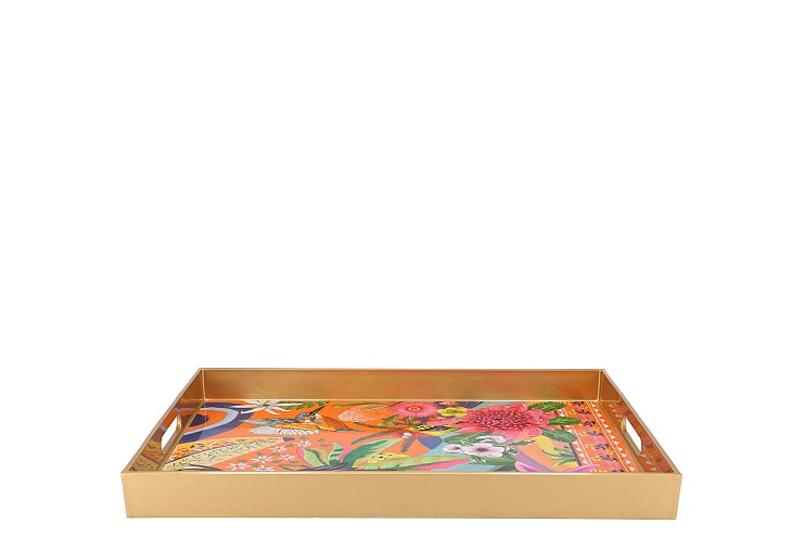 MELAMINE FULL COLOR PLATE RECTANGLE 40X26X4CM NM