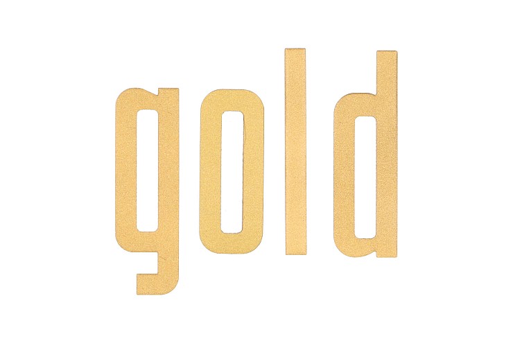 LETTER KLEIN GOUD OUD TYPE 1