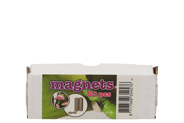 MATÉRIAU DE FLEURS AIMANTS POUR CORSAGE PAR 50 PIÈCES
