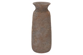 BALI INDONESIAN GREY VASE 18X40CM