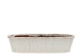 Iron stone glazed oval