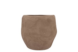 LISBOA BROWN POT 14X14X13CM NM