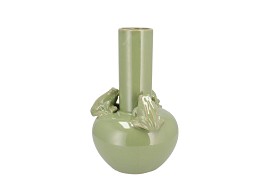 FROG PISTACHE VASE TUBE 20X20X28CM NM