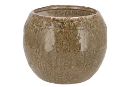 IRON STONE SAND BALL POT 24X24X16CM NM