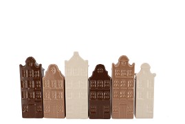 A'DAM HOUSES CANAL NATURAL BROWN MIX VASE ASS 9X7X26CM