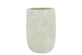 ALASKA GYPSY GREEN WHITEWASH VASE 23X23X33CM NM