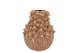 MILOU SCOTTISH SAND FUNGI VASE 21X21X25CM NM