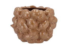 MILOU SCOTTISH SAND POT ACORNS ALLOVER 25X25X18CM NM